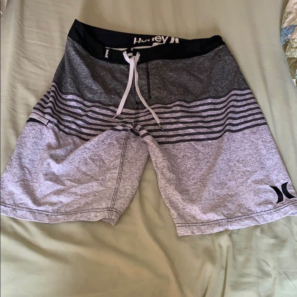 Hurley board shorts.